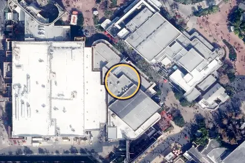 ABC Commissary from the air, 2026