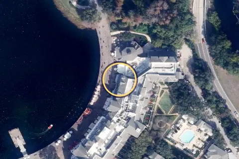 BoardWalk Ice Cream from the air, 2026