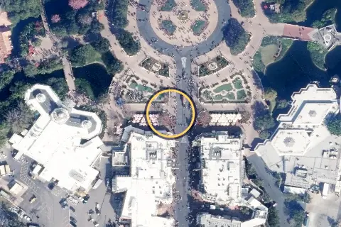 Casey's Corner from the air, 2026