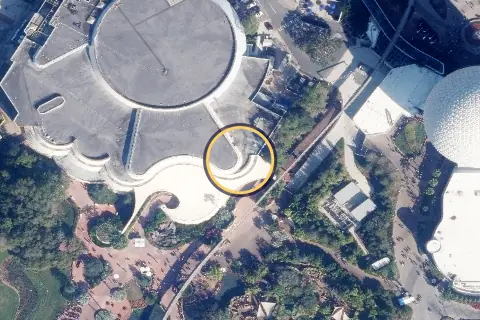 Coral Reef Restaurant from the air, 2026