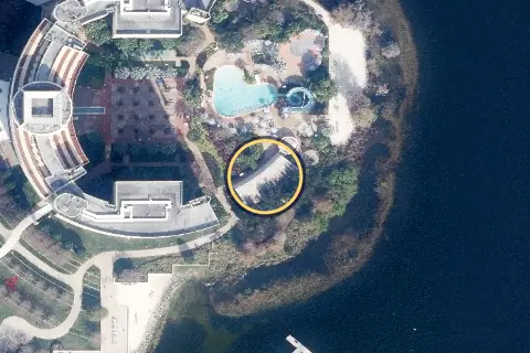 Cove Bar from the air, 2026