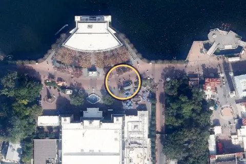 Fife & Drum Tavern from the air, 2026