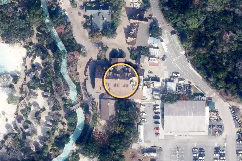 Lottawatta Lodge from the air, 2026