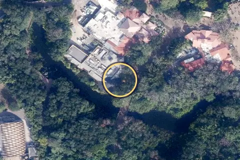 Nomad Lounge from the air, 2026