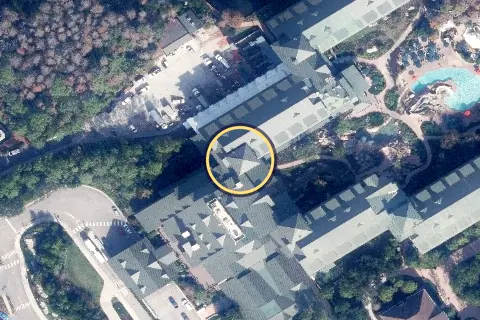 Territory Lounge from the air, 2026