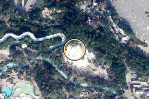 Tike's Peak from the air, 2026