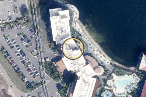 Wailulu Bar & Grill from the air, 2026