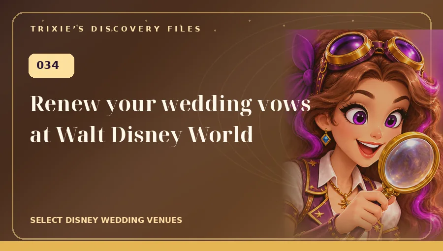 Trixie art: Renew your wedding vows at Walt Disney World