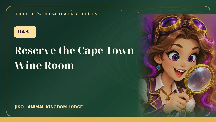 Trixie art: Reserve the Cape Town Wine Room