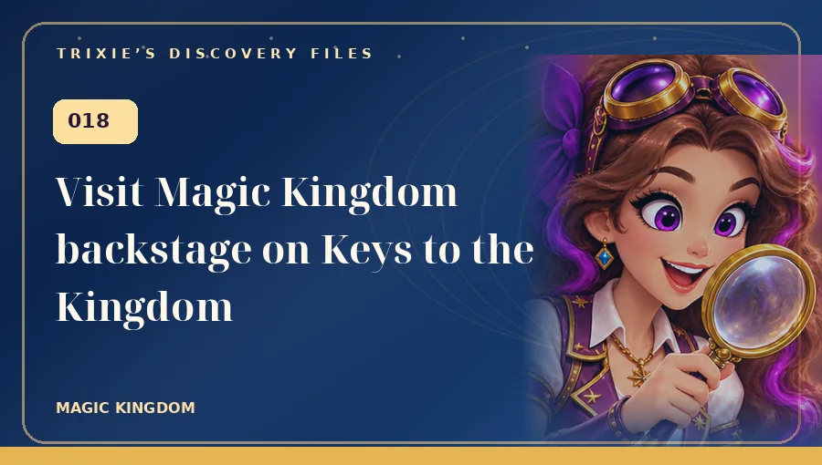 Trixie art: Visit Magic Kingdom backstage on Keys to the Kingdom