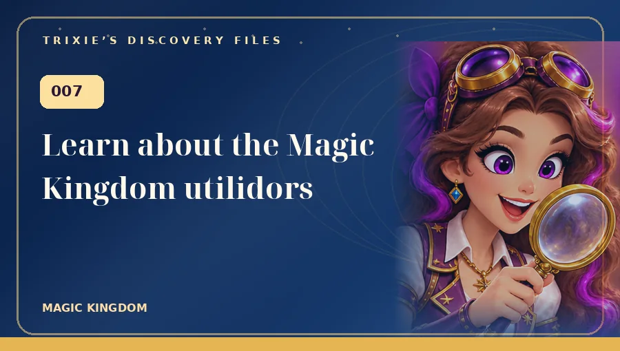 Trixie art: Learn about the Magic Kingdom utilidors