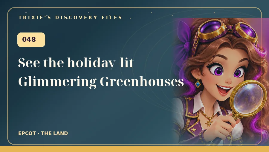 Trixie art: See the holiday-lit Glimmering Greenhouses