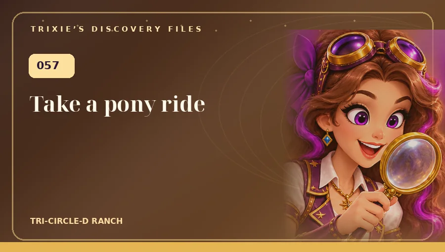 Trixie art: Take a pony ride