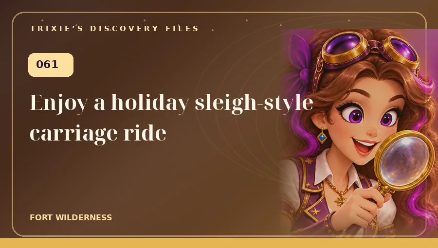 Trixie art: Enjoy a holiday sleigh-style carriage ride