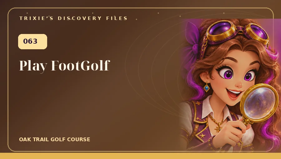 Trixie art: Play FootGolf