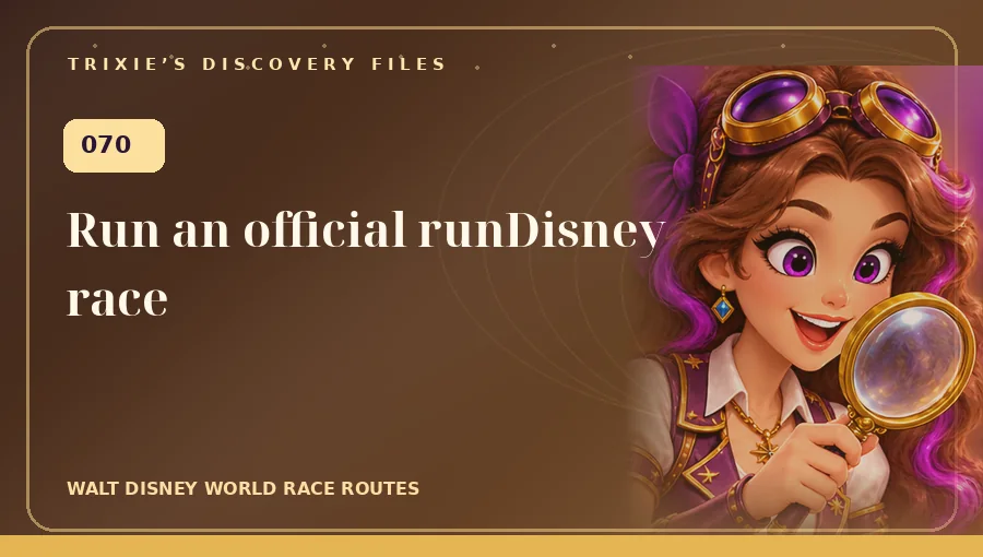 Trixie art: Run an official runDisney race