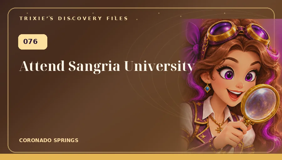Trixie art: Attend Sangria University
