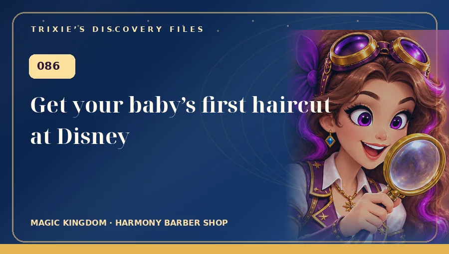 Trixie art: Get your baby’s first haircut at Disney