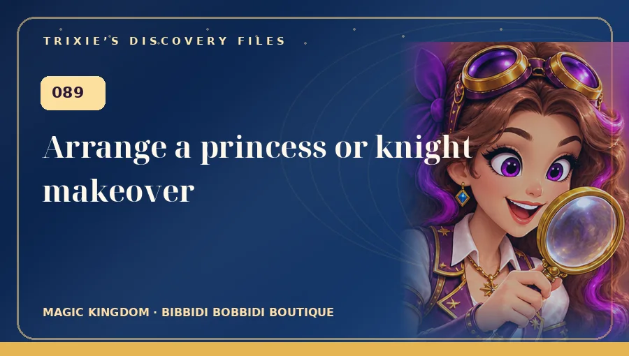 Trixie art: Arrange a princess or knight makeover