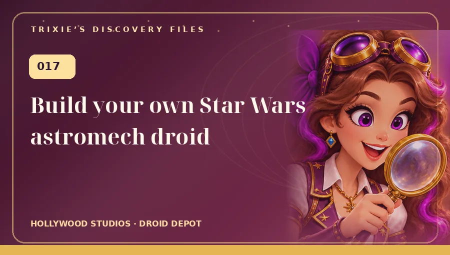 Trixie art: Build your own Star Wars astromech droid