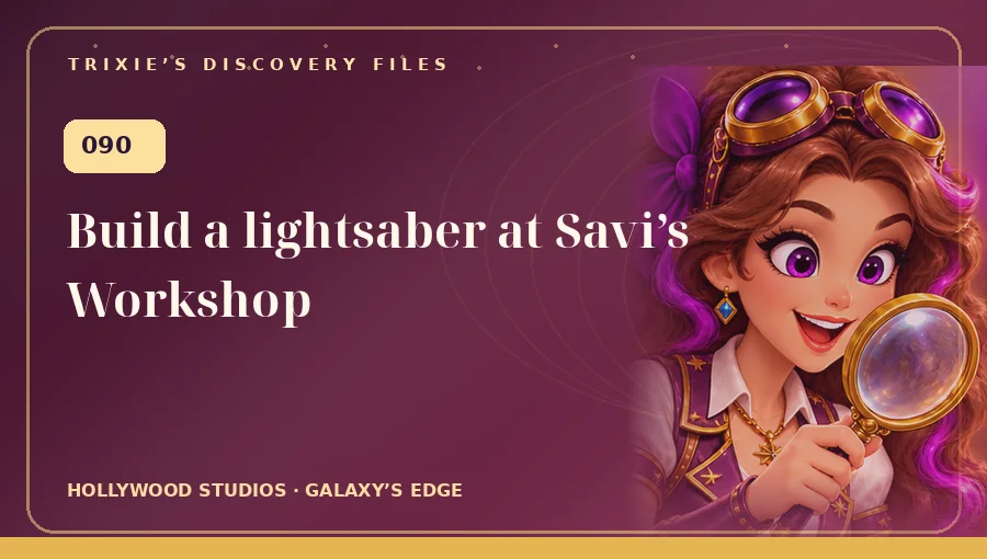 Trixie art: Build a lightsaber at Savi’s Workshop