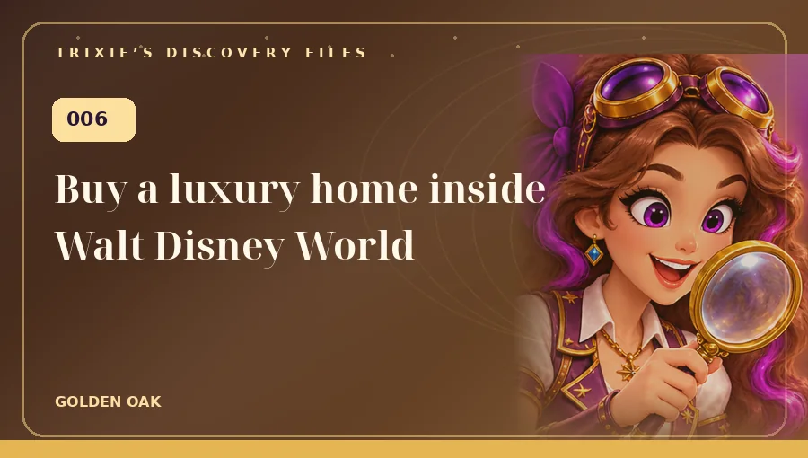 Trixie art: Buy a luxury home inside Walt Disney World